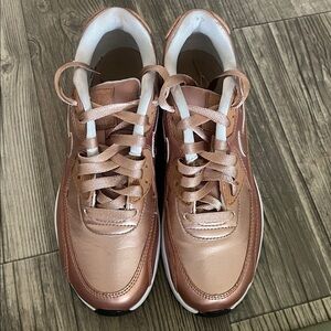 NIKE AIR MAX 90 LTR 859633-900 ROSE GOLD YOUTH SIZE 6